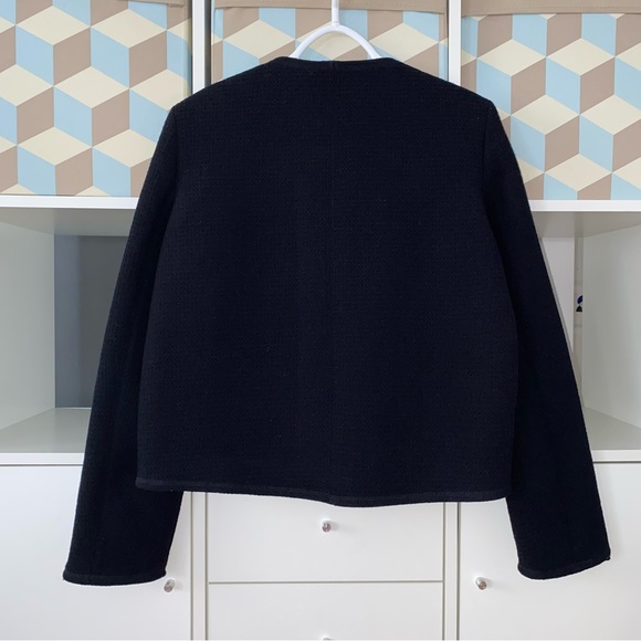 Zara METAL BUTTON JACKET - Navy blue - Picture 11 of 14